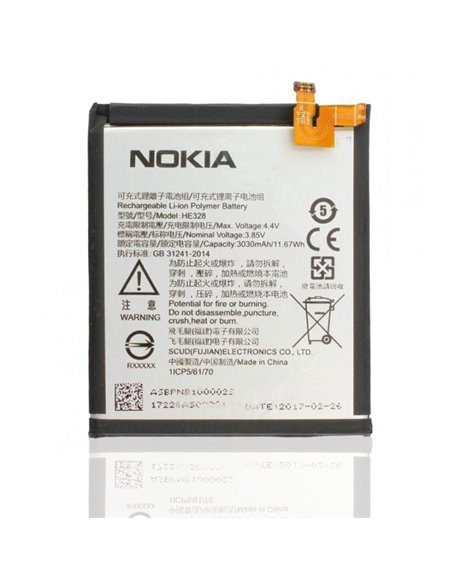 BATTERIA ORIGINALE HE328 per NOKIA 8 - 3030 mAh LI-ION BULK