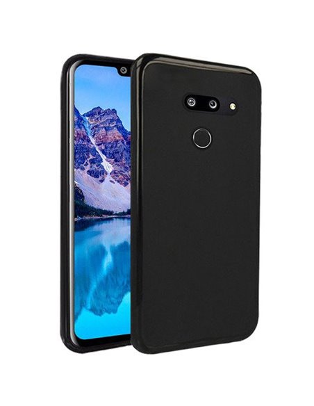 CUSTODIA per LG G8, G8 ThinQ IN GEL TPU SILICONE COLORE NERO