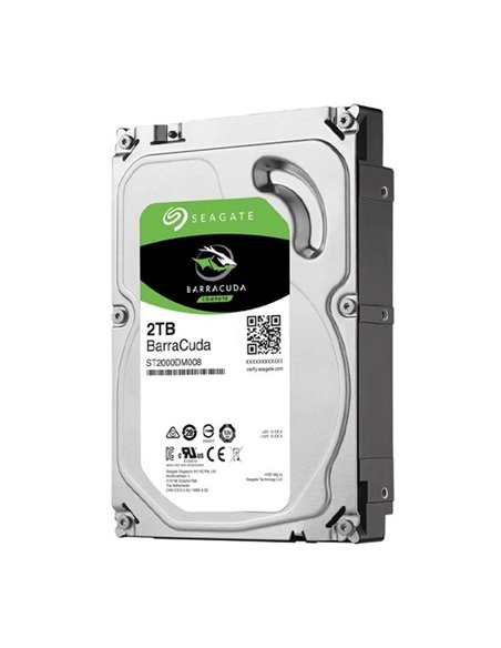 HARD DISK INTERNO PER PC 2TB 3.5' SATA III DA 6GBIT/S 7200rpm 256MB ST2000DM008 BARRACUDA