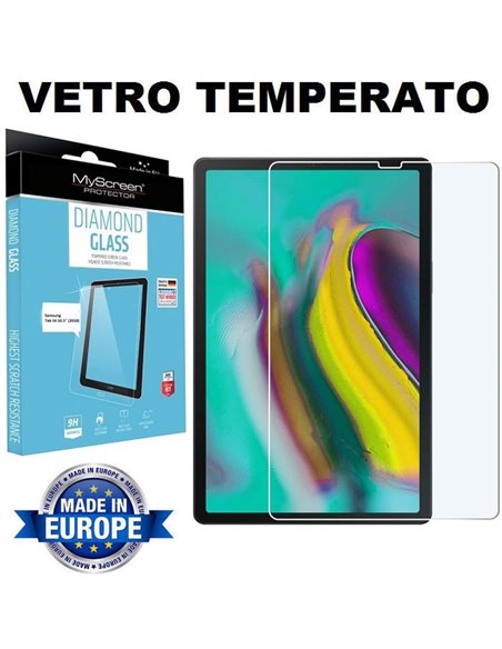 PELLICOLA per SAMSUNG TAB S5e (SM-T720, SM-T725), TAB S6 (SM-T860, SM-T865) 10.5' - PROTEGGI DISPLAY VETRO TEMPERATO 9H 0,33mm M