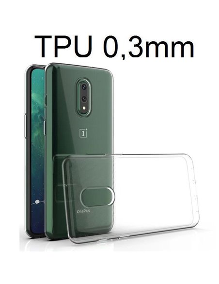 CUSTODIA per ONEPLUS 7 (6.41') IN GEL TPU SILICONE ULTRA SLIM 0,3mm TRASPARENTE