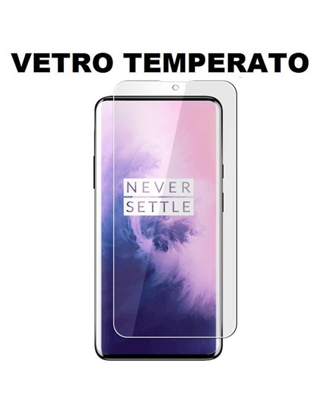 PELLICOLA per ONEPLUS 7 (6.41') - PROTEGGI DISPLAY VETRO TEMPERATO 0,33mm - ATTENZIONE: potrebbe rimanere alzata nelle parti cur