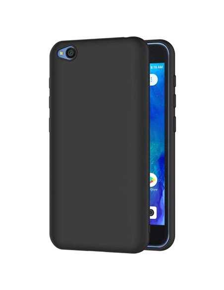 CUSTODIA per XIAOMI REDMI GO IN GEL TPU SILICONE SLIM COLORE NERO