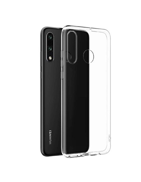 CUSTODIA per HUAWEI HONOR 20 LITE, P SMART PLUS 2019, HONOR 20e IN GEL TPU SILICONE TRASPARENTE