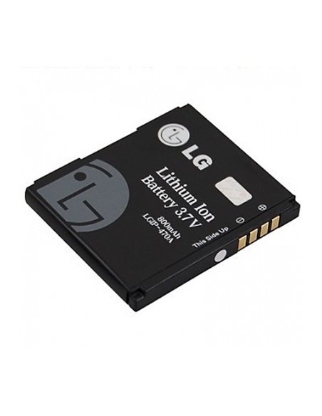 BATTERIA ORIGINALE LG LGIP-470A per KE970 SHINE, KF600 VENUS 800mAh LI-ION BULK SEGUE COMPATIBILITA'..