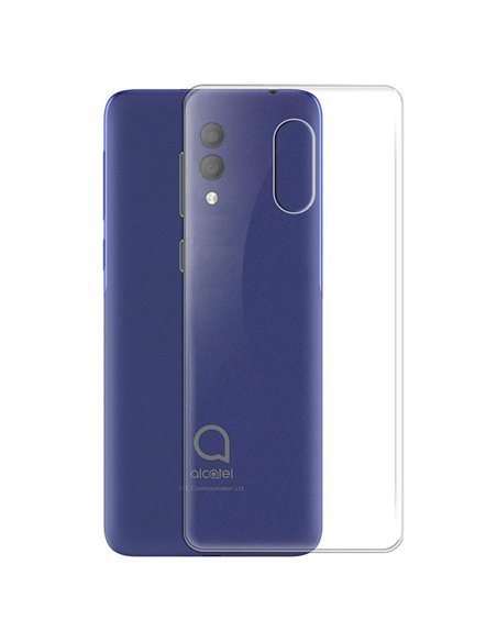 CUSTODIA per ALCATEL 1X (2019) IN GEL TPU SILICONE TRASPARENTE