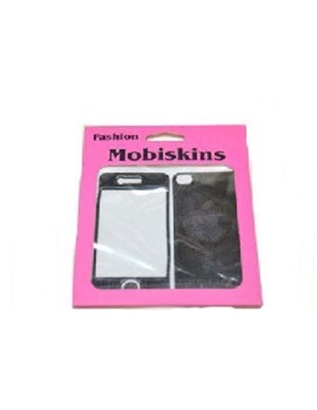 PELLICOLA STICKER MOBISKINS FRONTE-RETRO per APPLE IPHONE 4, 4s FANTASIA LOGO APPLE