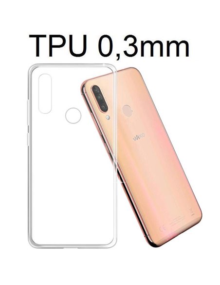 CUSTODIA per WIKO VIEW 3 IN GEL TPU SILICONE ULTRA SLIM 0,3mm TRASPARENTE