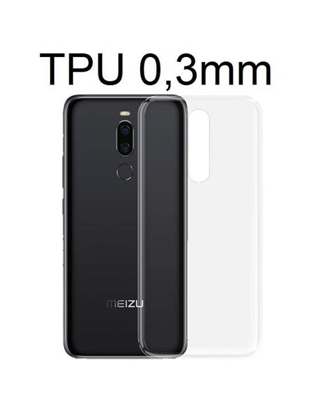 CUSTODIA per MEIZU NOTE 8 IN GEL TPU SILICONE ULTRA SLIM 0,3mm TRASPARENTE