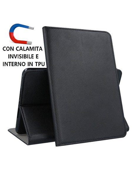 CUSTODIA per APPLE IPAD AIR 2019 (10.5') - FLIP ORIZZONTALE CON CHIUSURA MAGNETICA INVISIBILE E INTERNO IN TPU COLORE NERO