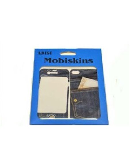 PELLICOLA STICKER MOBISKINS FRONTE-RETRO per APPLE IPHONE 4, 4s FANTASIA JEANS MONETA EURO