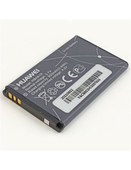 BATTERIA ORIGINALE HB4A1H per HUAWEI M636, M318, U2800A, VODAFONE V715, V716, V735 - 900 mAh LI-ION BULK SEGUE COMPATIBILITA'..