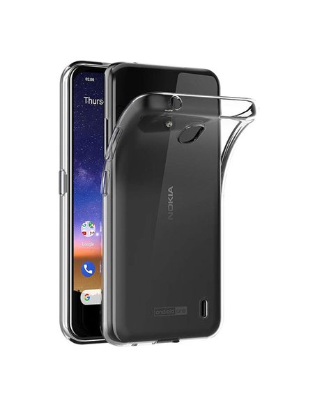 CUSTODIA per NOKIA 2.2 (5.71') IN GEL TPU SILICONE TRASPARENTE