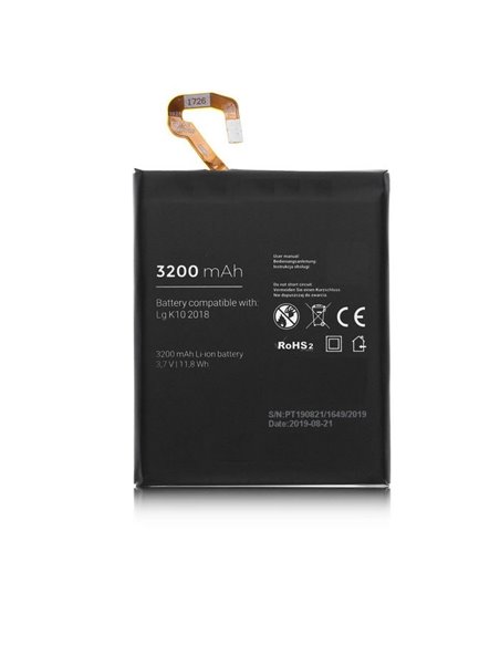 BATTERIA COMPATIBILE per LG K11, K10 (2018), K30 (X410TK) CON FLAT - 3200 mAh LI-ION