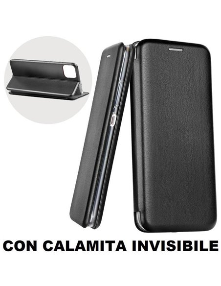 CUSTODIA per APPLE IPHONE 11 PRO (5.8') - FLIP ORIZZONTALE SIMILPELLE CON CHIUSURA MAGNETICA INVISIBILE E INTERNO IN TPU NERO