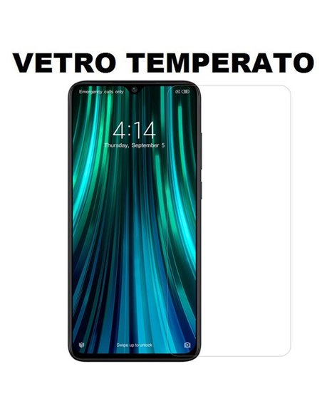 PELLICOLA per XIAOMI REDMI NOTE 8, NOTE 8 (2021) - VETRO TEMPERATO 0,33mm - ATTENZIONE: potrebbe rimanere alzata nella parte cur