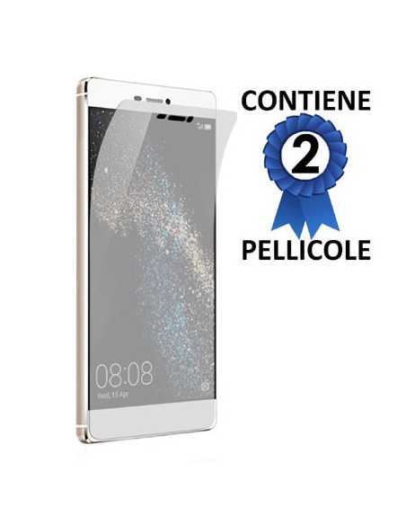 PELLICOLA PROTEGGI DISPLAY per HUAWEI P8 LITE CONFEZIONE 2 PEZZI