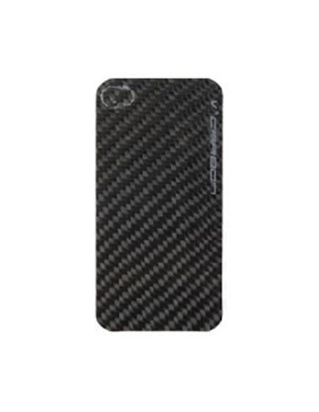 PELLICOLA STICKER RETRO per APPLE IPHONE 4, 4s in CARBONIO