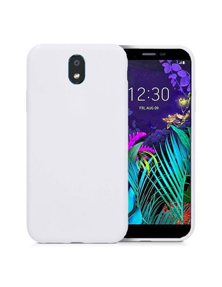 CUSTODIA per LG K30 (2019) IN GEL TPU SILICONE COLORE BIANCO