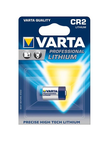 BATTERIA AL LITIO CR2 3V 880mAh PER FOTOCAMERE DIGITALI BLISTER 1PZ VARTA