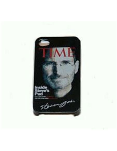 CUSTODIA per APPLE IPHONE 4, IPHONE 4S - BACK RIGIDA IMMAGINE STEVE JOBS FANTASIA 'B'