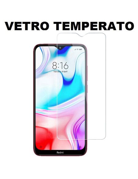 PELLICOLA per XIAOMI REDMI 8, REDMI 8A, REDMI 8A PRO - PROTEGGI DISPLAY VETRO TEMPERATO 0,33mm - ATTENZIONE...