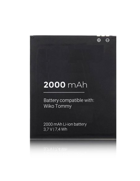 BATTERIA COMPATIBILE per WIKO TOMMY, TOMMY 2 - 2000mAh LI-ION