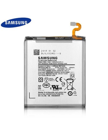 BATTERIA ORIGINALE SAMSUNG EB-BA920ABU per GALAXY A9 2018 (SM-A920) CON FLAT - 3800 mAh LI-ION BULK