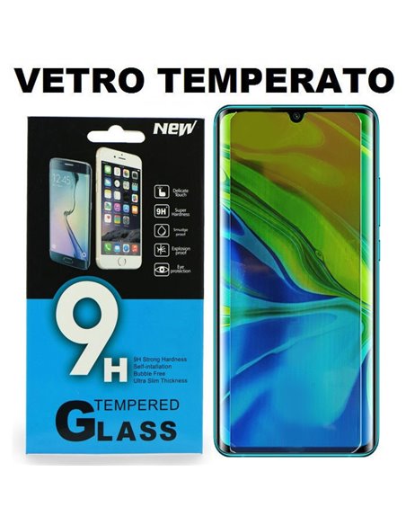 PELLICOLA per XIAOMI MI NOTE 10, MI NOTE 10 LITE - VETRO TEMPERATO ECONOMICO - ATTENZIONE: la pellicola applicata sul display ri