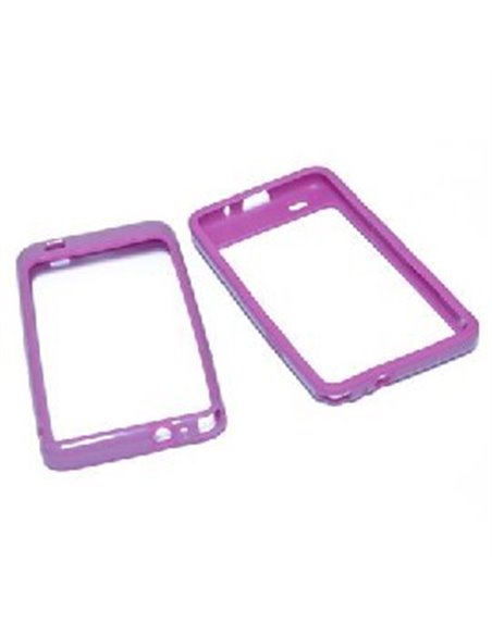 CUSTODIA GEL TPU SILICONE BUMPER per SAMSUNG I9100 Galaxy S2, I9105 Galaxy S2 Plus COLORE ROSA