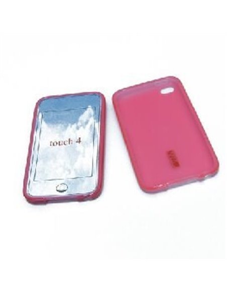 CUSTODIA GEL TPU SILICONE per APPLE IPOD TOUCH 4Âª GENERAZIONE COLORE ROSA