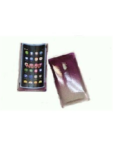 CUSTODIA RIGIDA per NOKIA 800 LUMIA COLORE VIOLA con GOCCE