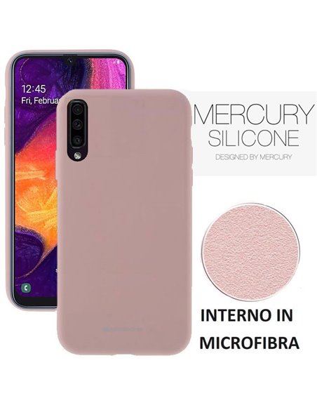 CUSTODIA per SAMSUNG GALAXY A50 (A505), A30s (A307), A50s (A507) - IN SILICONE INTERNO IN MICROFIBRA SABBIA ALTA QUALITA' MERCUR