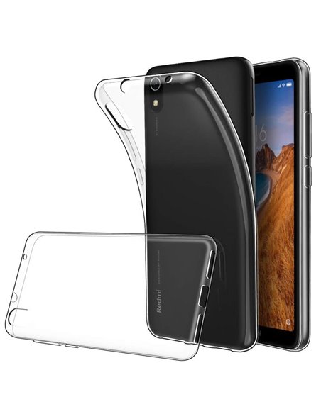 CUSTODIA per XIAOMI REDMI 7A IN GEL TPU SILICONE TRASPARENTE