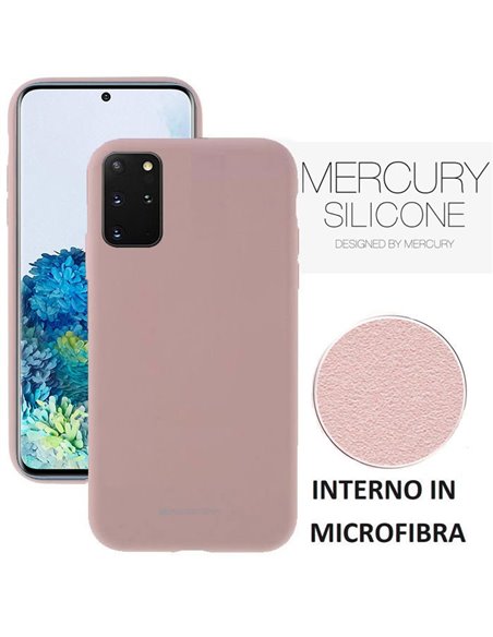 CUSTODIA per SAMSUNG GALAXY S20 PLUS (G985/G986) - IN SILICONE CON INTERNO IN MICROFIBRA SABBIA ALTA QUALITA' MERCURY