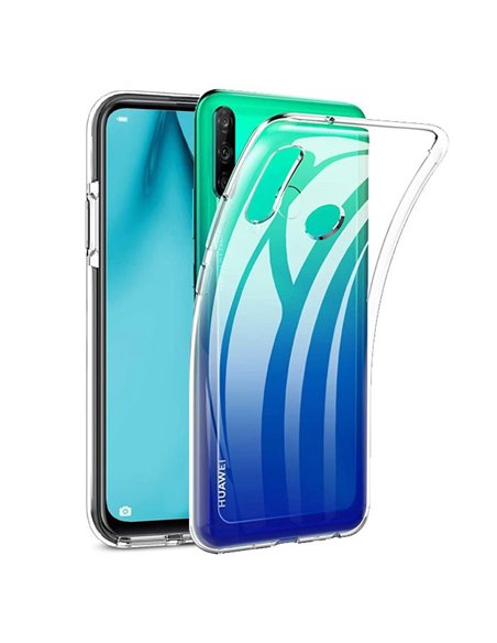 CUSTODIA per HUAWEI P40 LITE E, Y7p - IN GEL TPU SILICONE TRASPARENTE