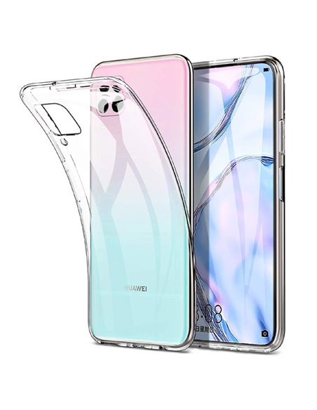 CUSTODIA per HUAWEI P40 LITE, NOVA 6 SE, NOVA 7i - IN GEL TPU SILICONE TRASPARENTE