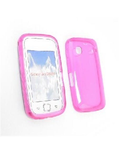 CUSTODIA GEL TPU SILICONE per SAMSUNG Galaxy Gio S5660 COLORE ROSA