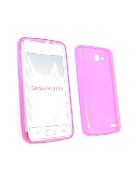 CUSTODIA GEL TPU SILICONE per SAMSUNG I9103 Galaxy R COLORE ROSA