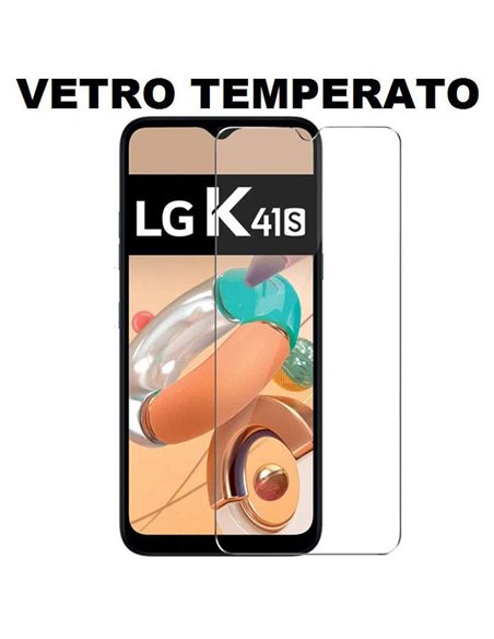 PELLICOLA per LG K41S, K41S DUAL SIM - PROTEGGI DISPLAY VETRO TEMPERATO 0,33mm - ATTENZIONE..
