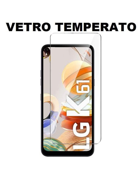 PELLICOLA per LG K61, Q61 - PROTEGGI DISPLAY VETRO TEMPERATO 0,33mm - ATTENZIONE..