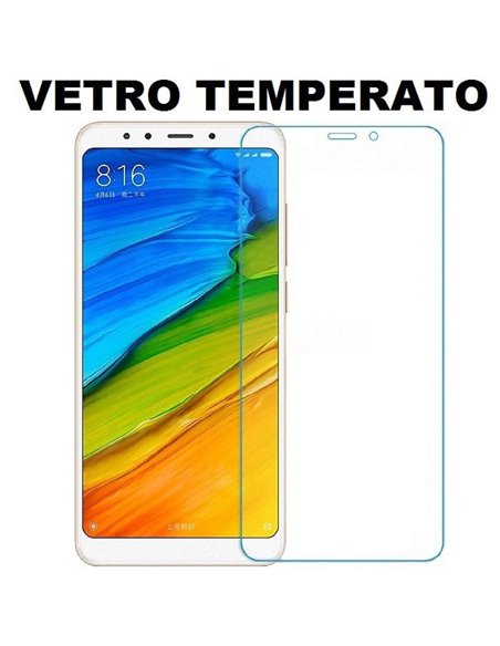 PELLICOLA per XIAOMI REDMI 5 (5.7') - VETRO TEMPERATO 0,3mm - ATTENZIONE: la pellicola potrebbe rimanere alzata nella parte curv