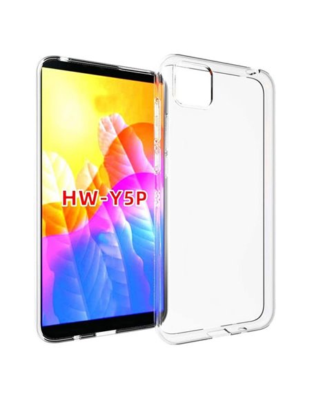 CUSTODIA per HUAWEI Y5p, Y5 2020, HONOR 9S - IN GEL TPU SILICONE TRASPARENTE