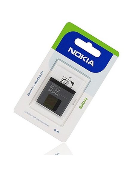 BATTERIA ORIGINALE NOKIA BL-6P per 6500c, 7900 CRYSTAL PRISM, 7900 PRISM 830mAh LI-ION BLISTER