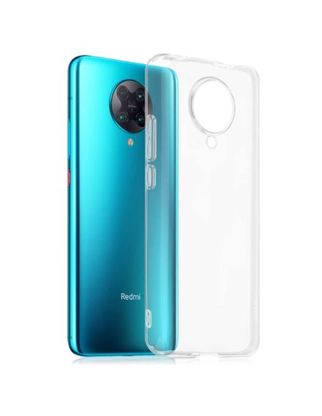 CUSTODIA per XIAOMI REDMI K30 PRO, K30 PRO ZOOM, POCO F2 PRO IN GEL TPU SILICONE TRASPARENTE