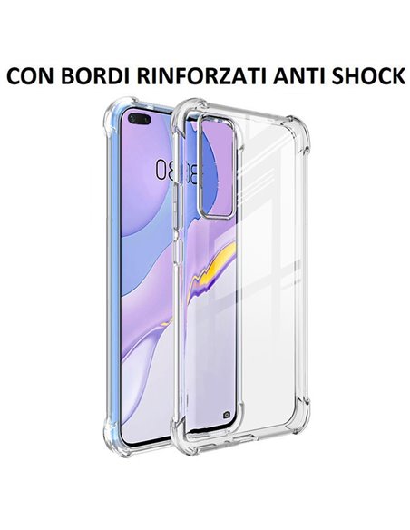 CUSTODIA per HUAWEI NOVA 7 PRO (5G) - IN GEL TPU SILICONE TRASPARENTE SLIM 0,5mm CON BORDI RINFORZATI ANTI SHOCK