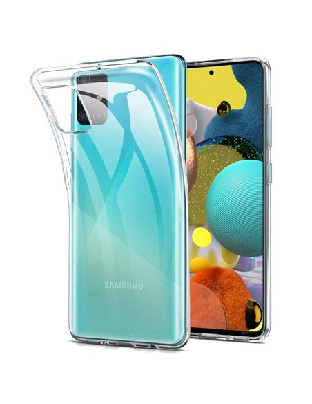 CUSTODIA per SAMSUNG GALAXY A51 5G (SM-A516F) - IN GEL TPU SILICONE TRASPARENTE