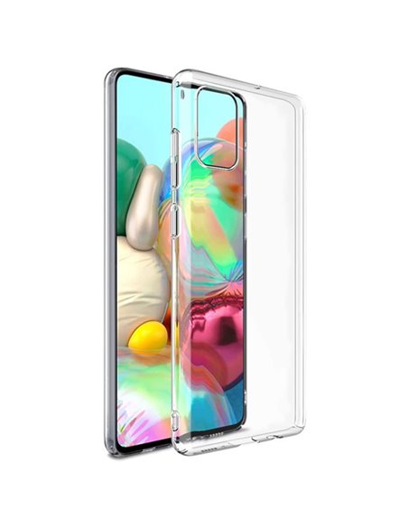 CUSTODIA per SAMSUNG GALAXY A71 5G (SM-A716F) - IN GEL TPU SILICONE TRASPARENTE