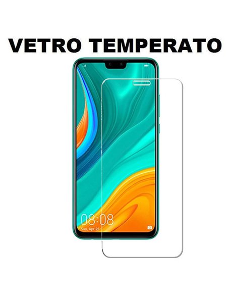 PELLICOLA per HUAWEI Y8S - PROTEGGI DISPLAY VETRO TEMPERATO 0,33mm - ATTENZIONE: Non copre la parte arrotondata!