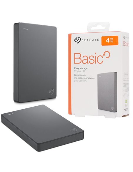 HARD DISK ESTERNO 2.5' CAPACITA' 4TB USB 3.0 STJL4000400 SEAGATE BASIC COLORE NERO BLISTER